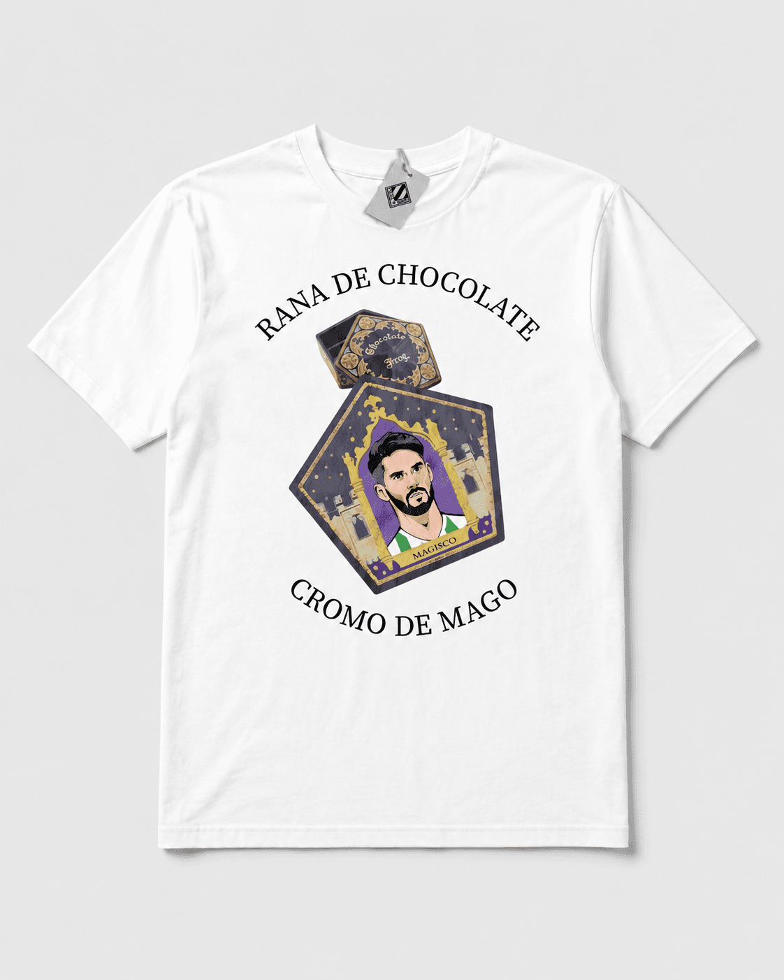 Camiseta Mago Isco de TAJOURBN en color Blanco, vista frontal.