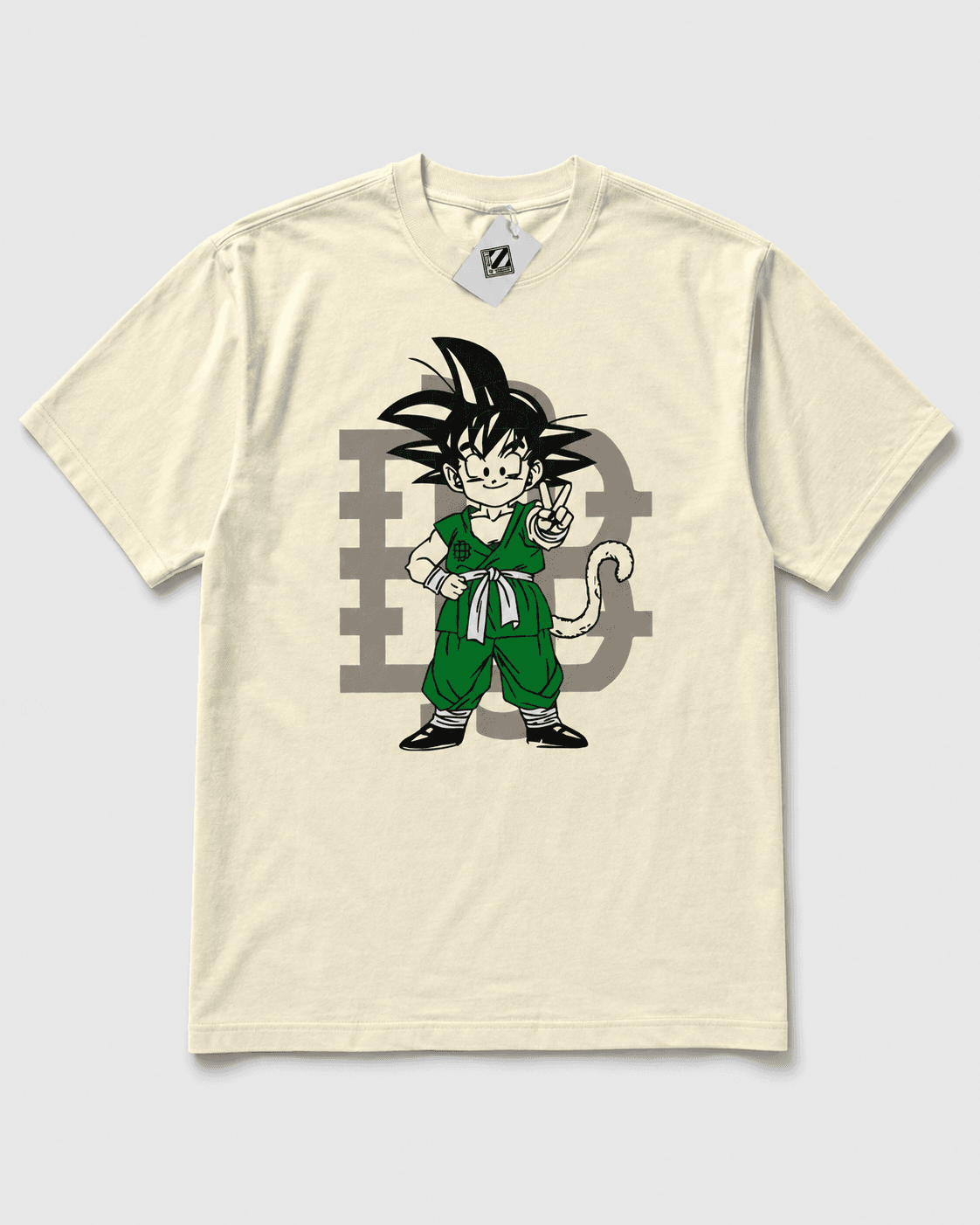 Camiseta Dojo Cream de TAJOURBN en color Crema, vista frontal.