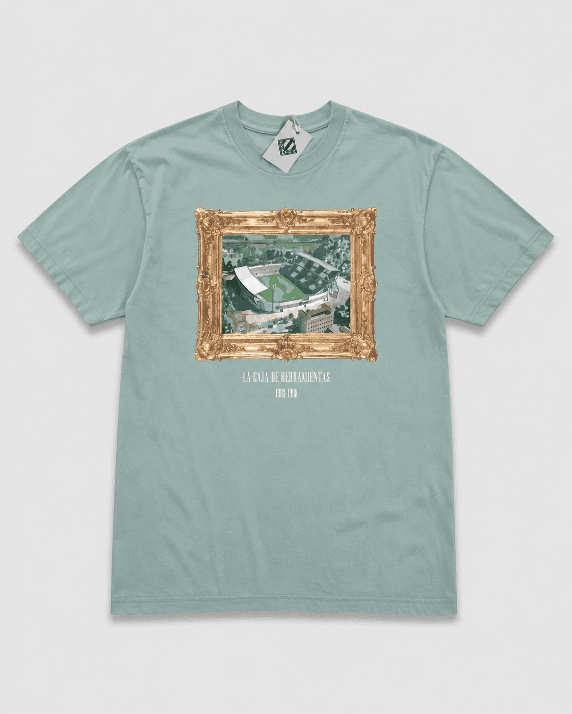 Camiseta Marco Salvia de TAJOURBN en color Verde salvia, vista frontal.