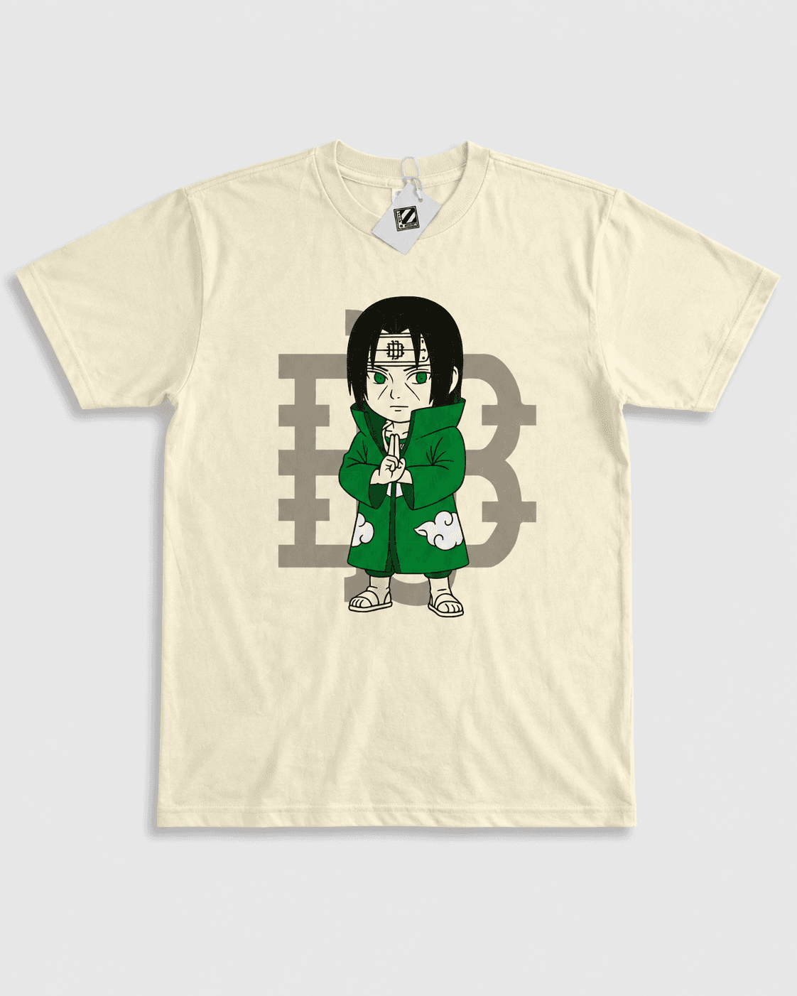 Camiseta Ronin Cream de TAJOURBN en color Crema, vista frontal.